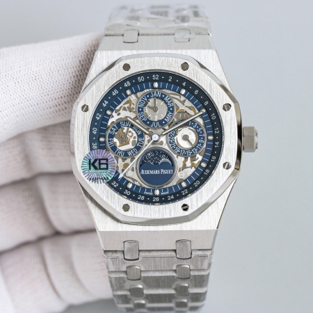 ZF厂新款字面  爱彼皇家橡树系列万年历男士多功能全自动机械腕表 搭载复刻正品cal.5134机芯 直径41mm