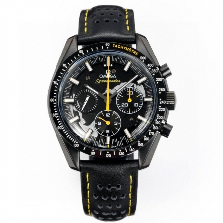 VS新品 欧米茄超霸系列310.92.44.50.01.001月之暗面男士全自动机械腕表 搭载顶级3861计时机芯  直径44.25mm