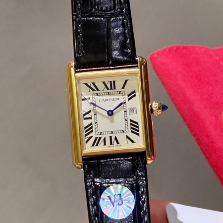 BV出品V3版本 卡地亚CARTIER-Tank系列W1529756瑞士石英腕表...