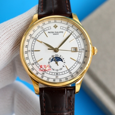 百达翡丽 PATEK PHILIPPE全新古典日月星辰系列男士全自动机械腕表 搭...