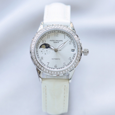 最佳奢侈腕表新品 百达翡丽PATEK PHILIPPE淑女珠宝系列女士月相机械腕...