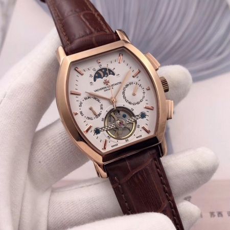 TW出品 江诗丹顿（Vacheron Constantin)马耳他系列酒桶型多功...