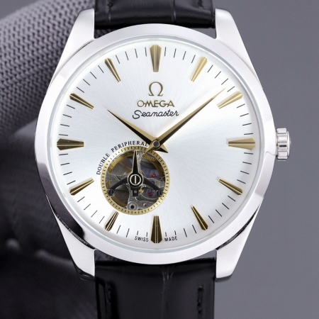 TW出品 欧米茄（omega）经典系列男士镂空全自动机械腕表 搭载原装进口82S...
