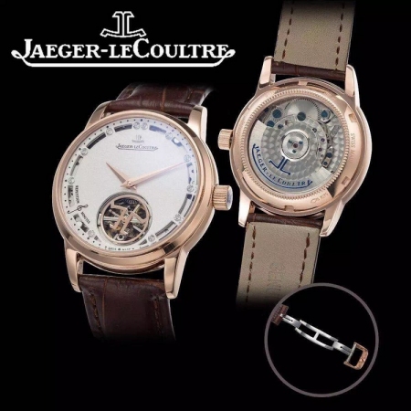 积家（Jaeger-LeCoultre）大师系列两针飞轮设计男士机械腕表