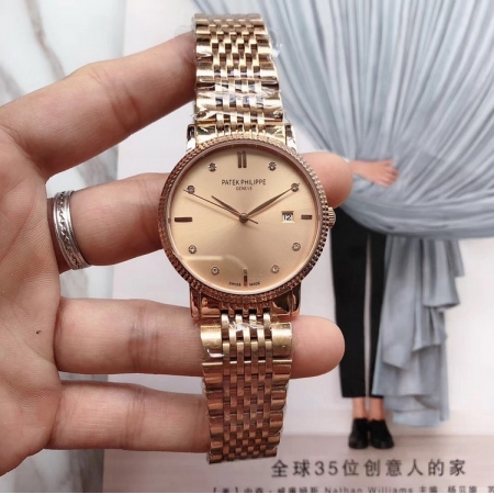 百达翡丽（Patek Philippe）经典系列商务男士机械腕表