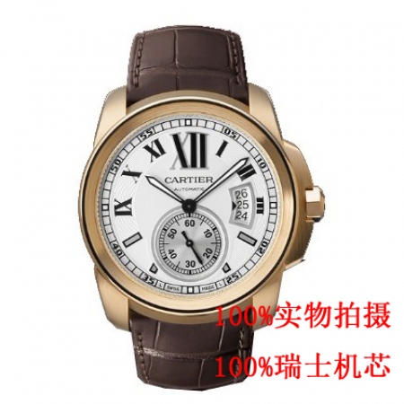 【卡地亚Cartier】CALIBRE DE CARTIER系列W7100009机械男表